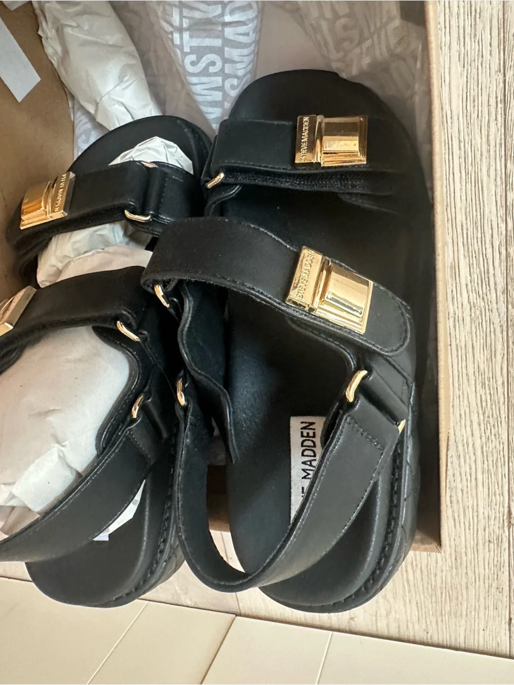 Women’s 7.5 STEVE MADDEN Blaire Womens Platform Sandals - brand new!